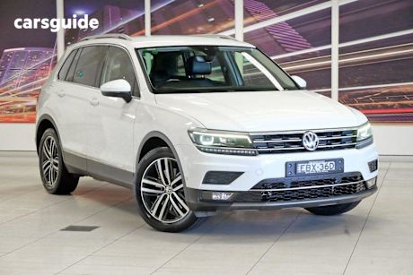 White 2019 Volkswagen Tiguan Wagon 162 TSI Highline