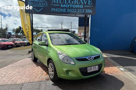 Green 2011 Hyundai I20 Hatchback Active