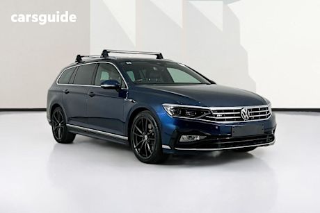 Blue 2023 Volkswagen Passat Wagon 206Tsi R-Line (Restr Feat)