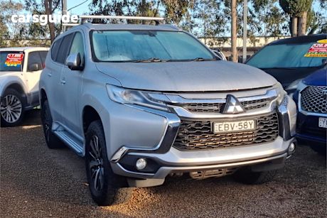 Silver 2018 Mitsubishi Pajero Sport Wagon GLS (4X4) 7 Seat