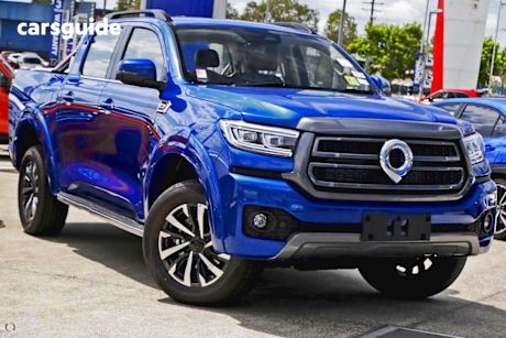 Blue 2025 GWM Cannon Dual Cab Utility LUX (4X4)