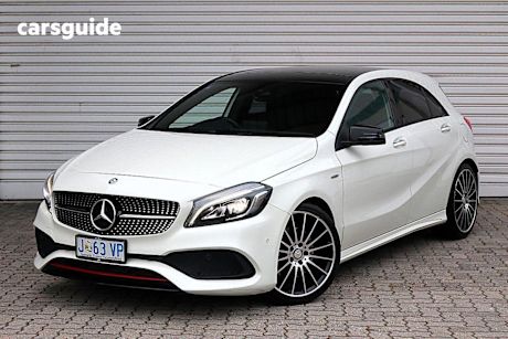 White 2016 Mercedes-Benz A-CLASS Hatch A250 SPORT 4WD