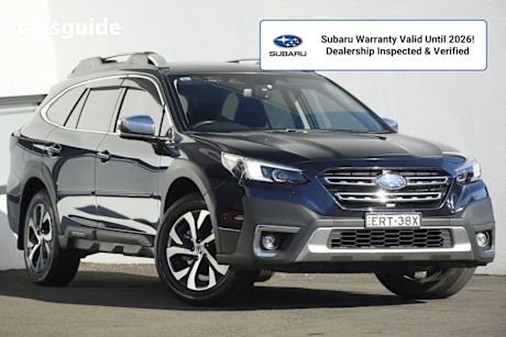 Blue 2021 Subaru Outback Wagon AWD Touring