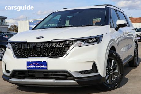 White 2021 Kia Carnival Wagon S