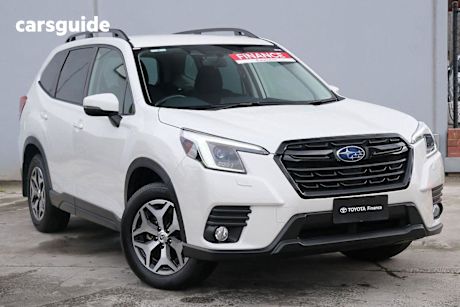 White 2023 Subaru Forester Wagon 2.5I (awd) 50 Years Edition