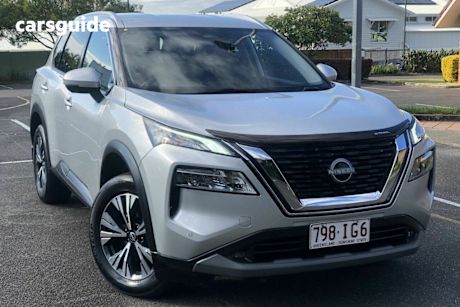 Silver 2023 Nissan X-Trail Wagon ST-L (4WD) 7 Seat