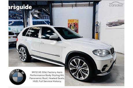 White 2011 BMW X5 Wagon Xdrive 30D