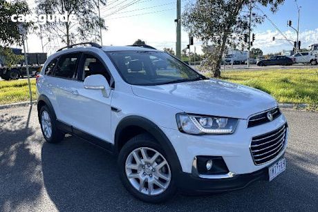 White 2017 Holden Captiva Wagon Active 7 Seater