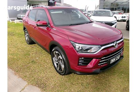 Red 2021 Ssangyong Korando Wagon Ultimate