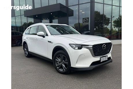White 2024 Mazda CX-80 Wagon G40E Touring