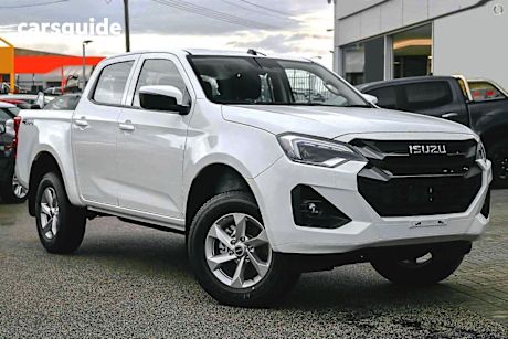White 2025 Isuzu D-MAX Crew Cab Utility LS-M (4X4)