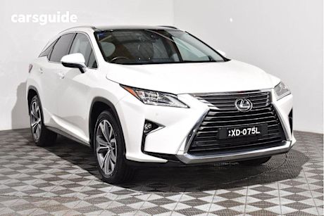 White 2019 Lexus RX SUV RX350 LUXURY 4X4