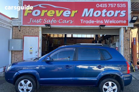Blue 2007 Hyundai Tucson Wagon City Elite