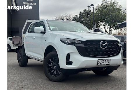 White 2024 Mazda BT-50 Dual Cab Chassis Xt (4X4)