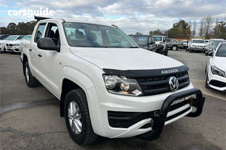 White 2020 Volkswagen Amarok Dual Cab Utility TDI400 Core 4Motion (4X4)