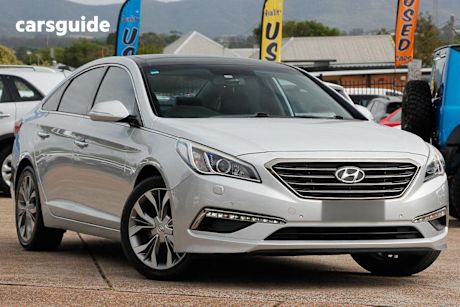 Silver 2015 Hyundai Sonata Sedan Premium
