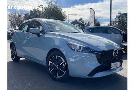 Blue 2025 Mazda Mazda2 Sedan G15 GT
