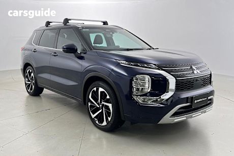 Blue 2022 Mitsubishi Outlander Wagon Exceed 7 Seat (awd)