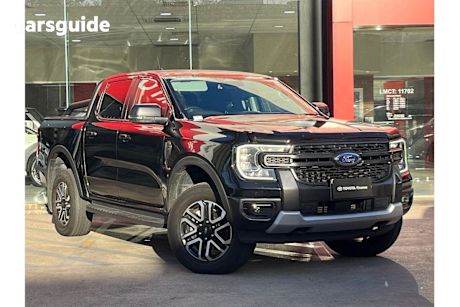 Black 2022 Ford Ranger Double Cab Pick Up Sport 3.0 (4X4)
