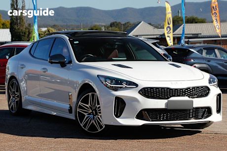 White 2022 Kia Stinger Sedan GT Fastback