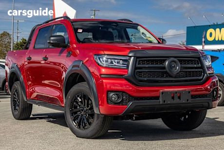 Red 2025 GWM Cannon Dual Cab Utility Vanta (4X4)