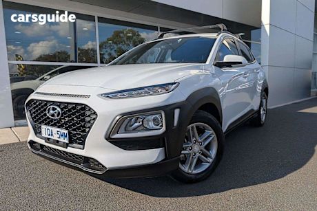 White 2019 Hyundai Kona Wagon GO F