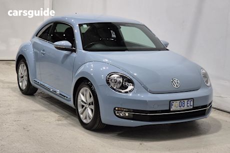 Blue 2013 Volkswagen Beetle Hatchback