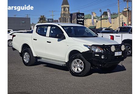 White 2016 Mitsubishi Triton Ute Tray GLX+ 4X4