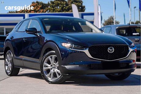 Blue 2024 Mazda CX-30 Wagon G20 Evolve (fwd)