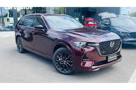 Red 2024 Mazda CX-80 Wagon P50E GT