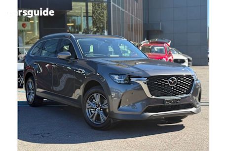 Grey 2024 Mazda CX-80 Wagon D50E Touring