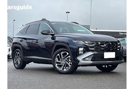 Blue 2024 Hyundai Tucson Wagon Premium Hybrid (awd)
