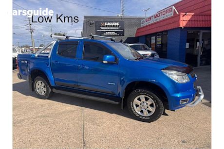 Blue 2014 Holden Colorado Crew Cab Pickup LT (4X4)