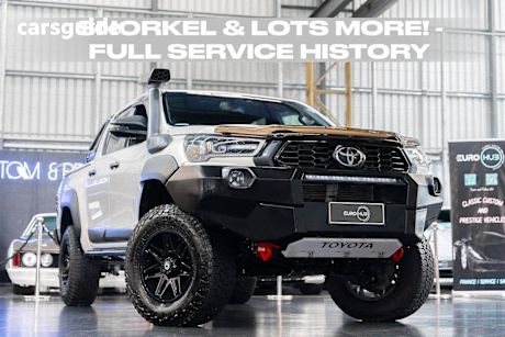 White 2021 Toyota Hilux Double Cab Pick Up Rugged X (4X4)