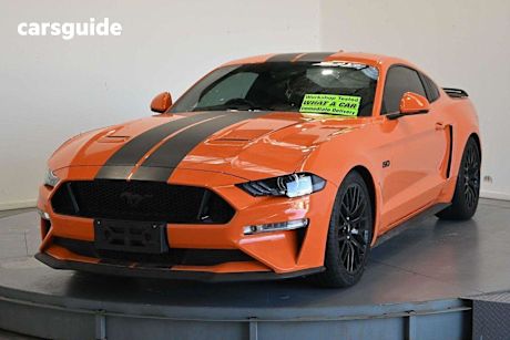 Orange 2020 Ford Mustang Fastback GT 5.0 V8
