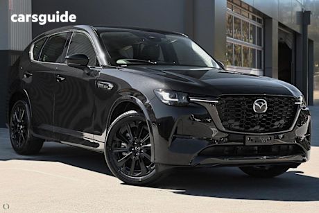 Black 2025 Mazda CX-60 Wagon P50E Gt Phev