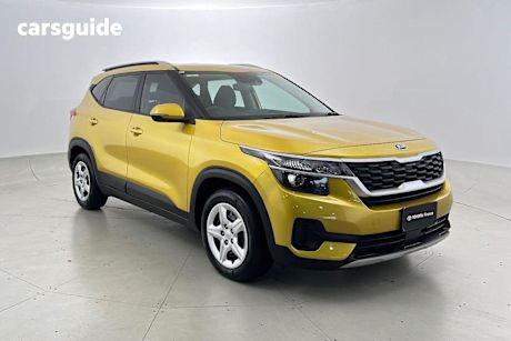 Yellow 2021 Kia Seltos Wagon S (fwd)