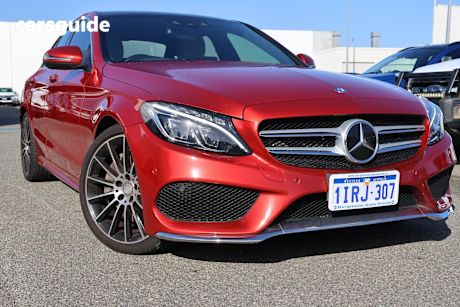 Red 2016 Mercedes-Benz C250 Sedan D