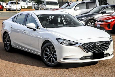 White 2024 Mazda 6 Sedan G25 Touring