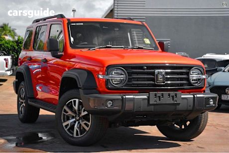 Orange 2025 GWM Tank 300 SUV ULTRA 4X4