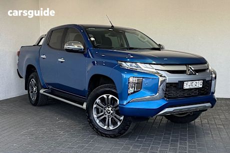 Blue 2018 Mitsubishi Triton Double Cab Pick Up GLS (4X4)
