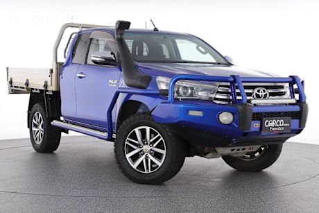 Blue 2016 Toyota Hilux X Cab Utility SR5 (4X4)