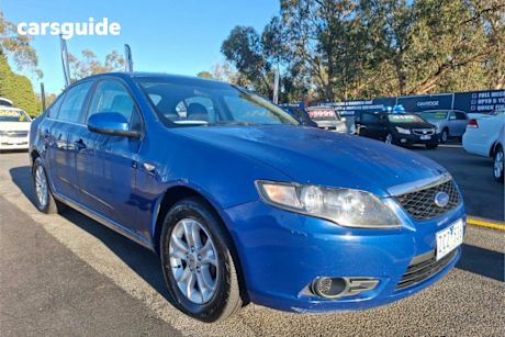 Blue 2010 Ford Falcon Sedan XT
