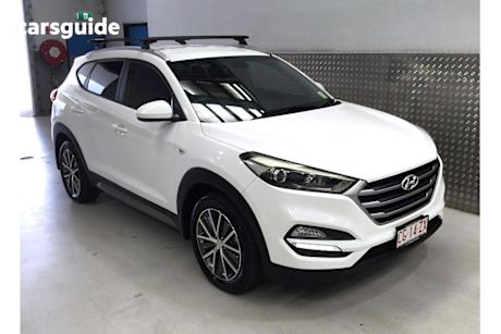 White 2016 Hyundai Tucson SUV ACTIVE X F