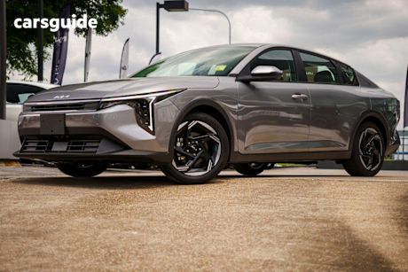 Grey 2025 Kia K4 Sedan Sport+