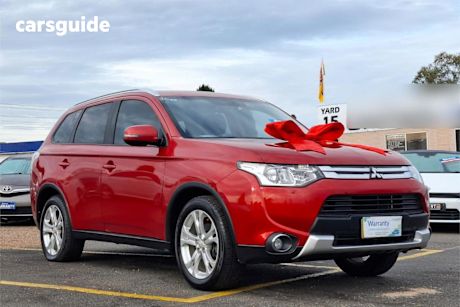 Red 2015 Mitsubishi Outlander Wagon LS (4X2)