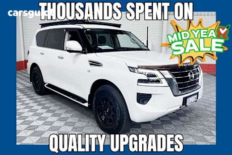 White 2021 Nissan Patrol Wagon TI (4X4)