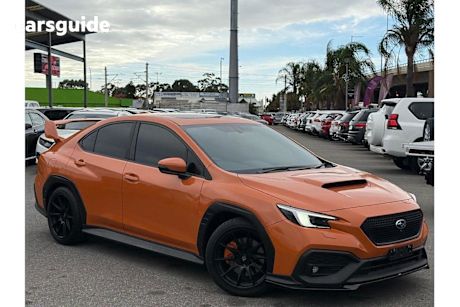 Orange 2022 Subaru WRX Sedan RS (awd)