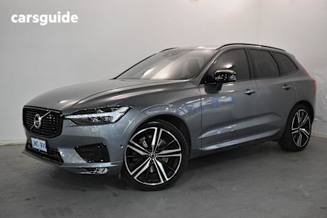 Grey 2021 Volvo XC60 Wagon T6 R-Design (awd)