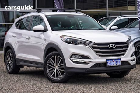 White 2015 Hyundai Tucson Wagon Active X (fwd)